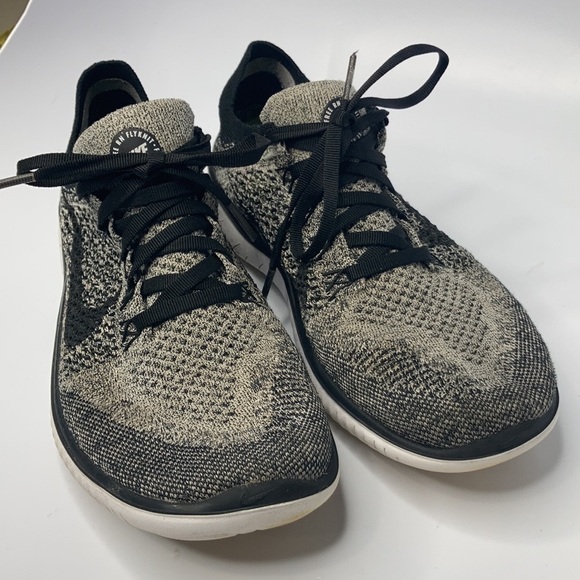 Nike Free Run sneakers black gray white size 8.5 - Picture 4 of 10